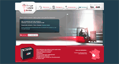 Desktop Screenshot of batteries-industrie-chariot-elevateur.com