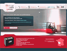 Tablet Screenshot of batteries-industrie-chariot-elevateur.com